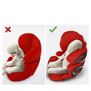 Helps to prevent the child's head from falling forward when asleep