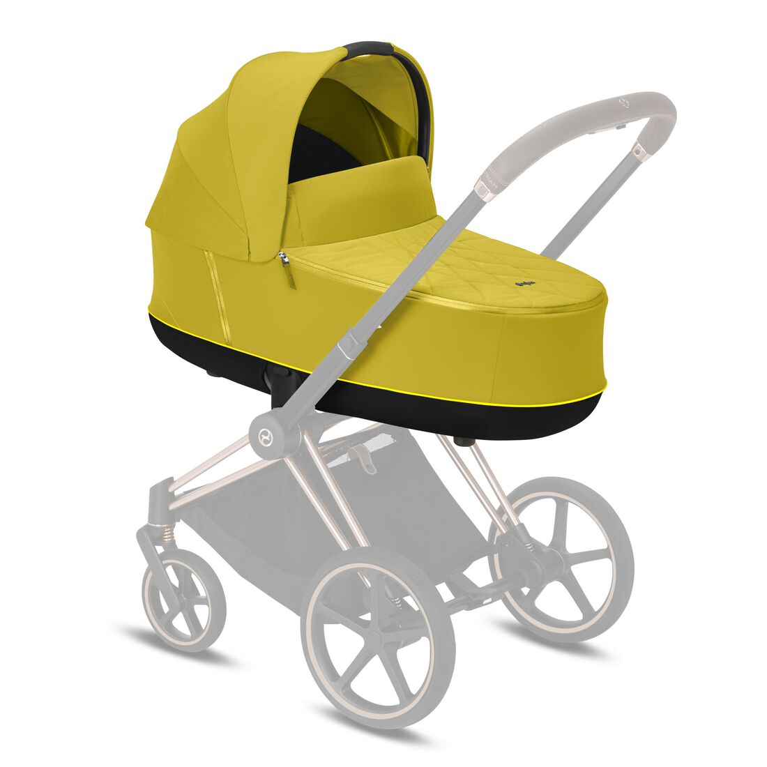 CYBEX Priam 3 Lux Carry Cot - Mustard Yellow in Mustard Yellow large image number 5