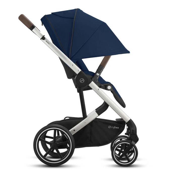 CYBEX Balios S Lux - Navy Blue (chasis plateado) in Navy Blue (Silver Frame) large