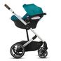 CYBEX Balios S 1 Lux - River Blue (Silver Frame) in River Blue (Silver Frame) large image number 3 Small