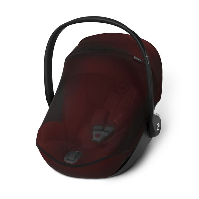 Moskitiera do fotelika samochodowego dla niemowląt – czarna