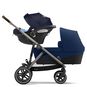 CYBEX Gazelle S - Navy Blue (Taupe Frame) in Navy Blue (Taupe Frame) large image number 3 Small