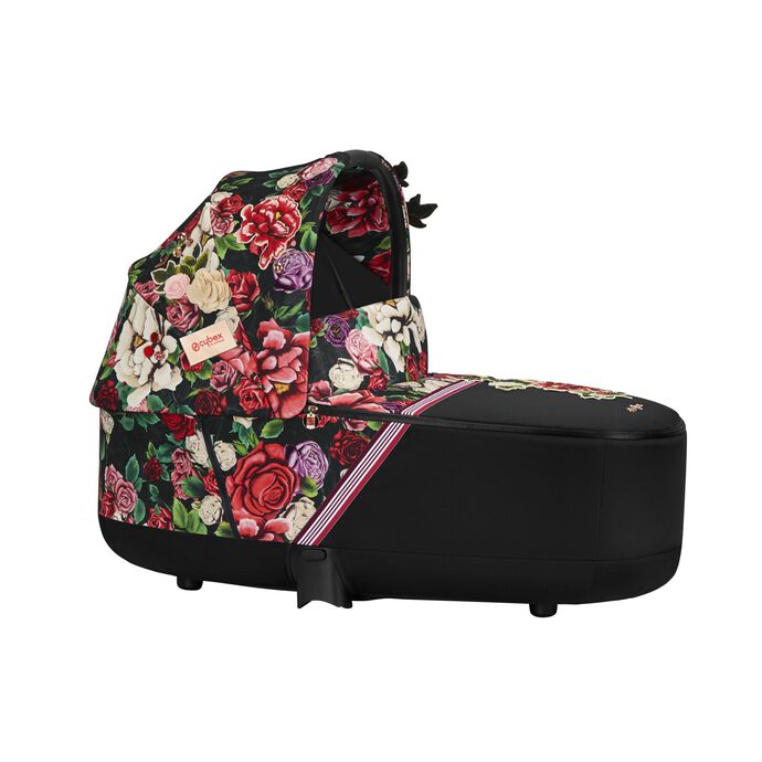 CYBEX Priam 3 Lux Carry Cot - Spring Blossom Dark in Spring Blossom Dark large image number 1