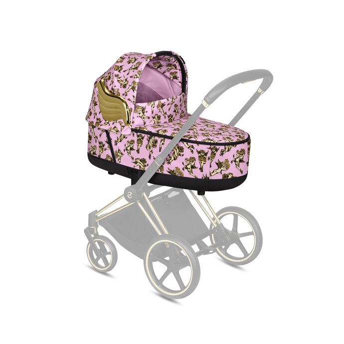 CYBEX Priam 3 Lux Carry Cot - Cherubs Pink in Cherubs Pink large image number 4