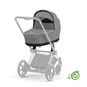 CYBEX Priam Lux Carry Cot - Pearl Grey in Pearl Grey large image number 6 Small