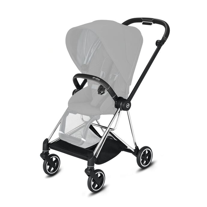 CYBEX Mios 2  Frame - Chrome With Black Details in Chrome With Black Details large
