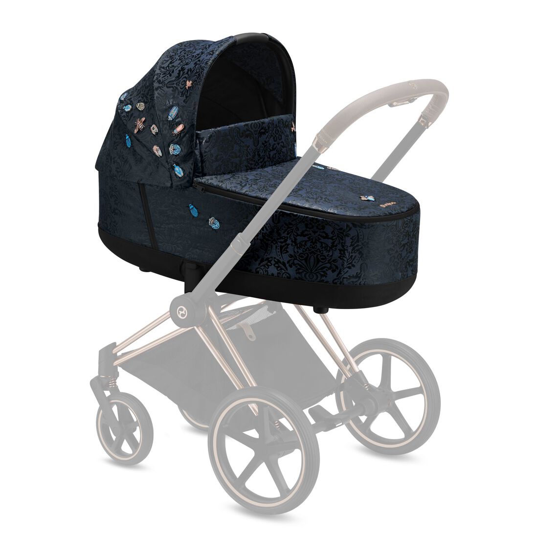 CYBEX Priam 3 Lux Carry Cot - Jewels of Nature in Jewels of Nature large image number 4
