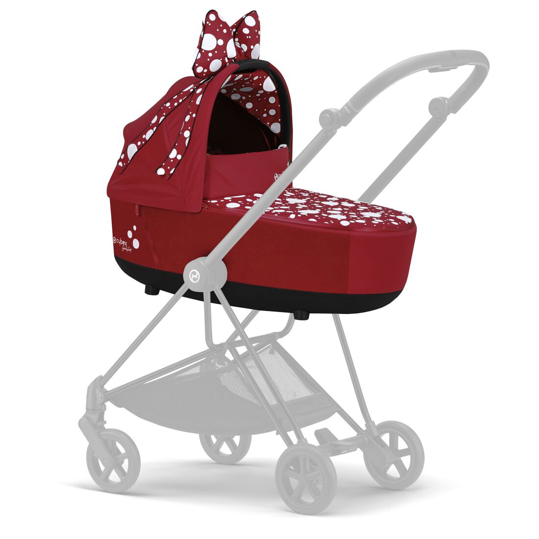 CYBEX Mios 2  Lux Carry Cot - Petticoat Red in Petticoat Red large image number 4