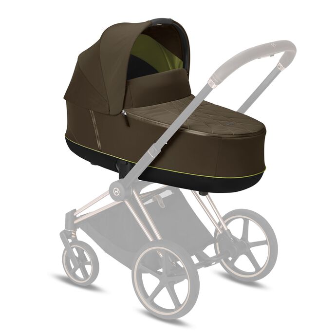 CYBEX Priam 3 Lux Carry Cot - Khaki Green in Khaki Green large image number 5
