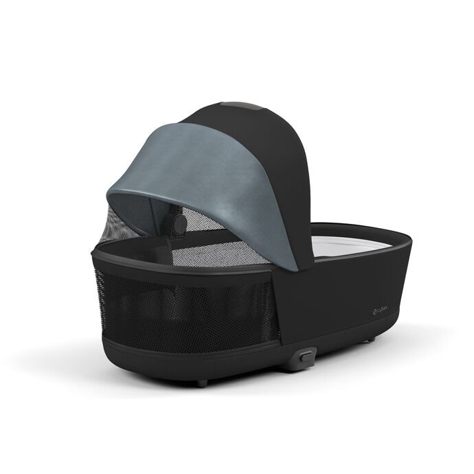 CYBEX Navicella Priam Lux Carry Cot - Deep Black in Deep Black large