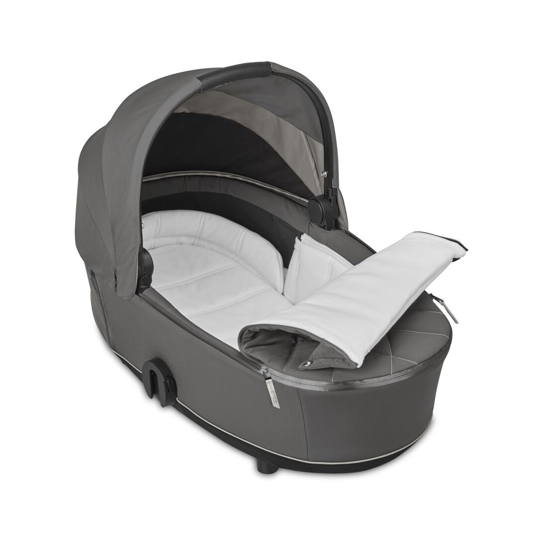 CYBEX Mios 2  Lux Carry Cot - Soho Grey in Soho Grey large image number 2