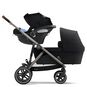 CYBEX Gazelle S - Deep Black (telaio Taupe) in Deep Black (Taupe Frame) large numero immagine 3 Small