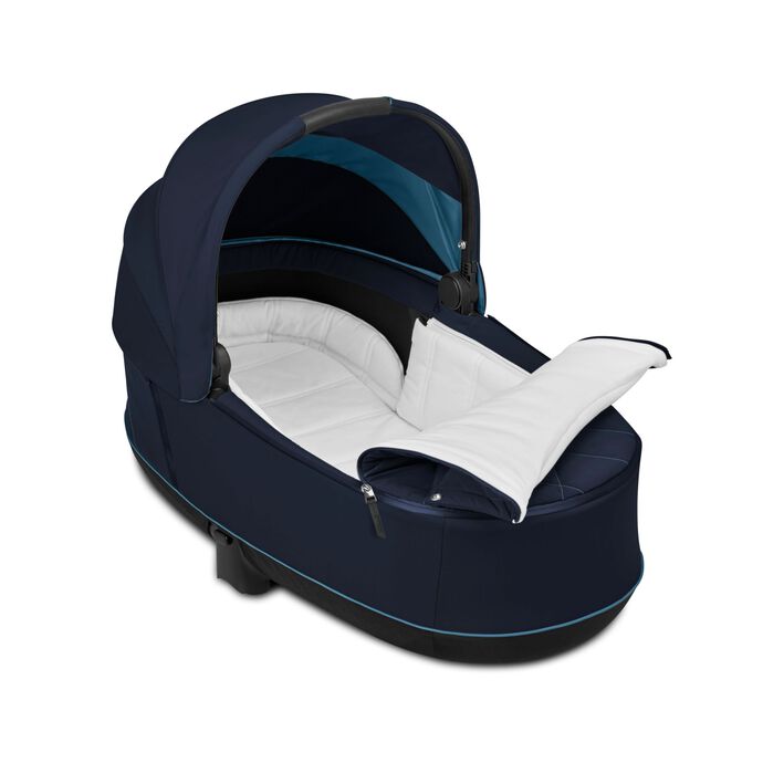 CYBEX Priam 3 Lux Carry Cot - Nautical Blue in Nautical Blue large image number 3