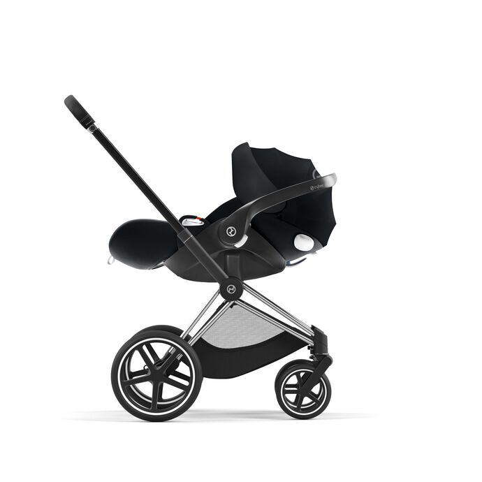 CYBEX Priam Frame - Chrome With Black Details in Chrome With Black Details large