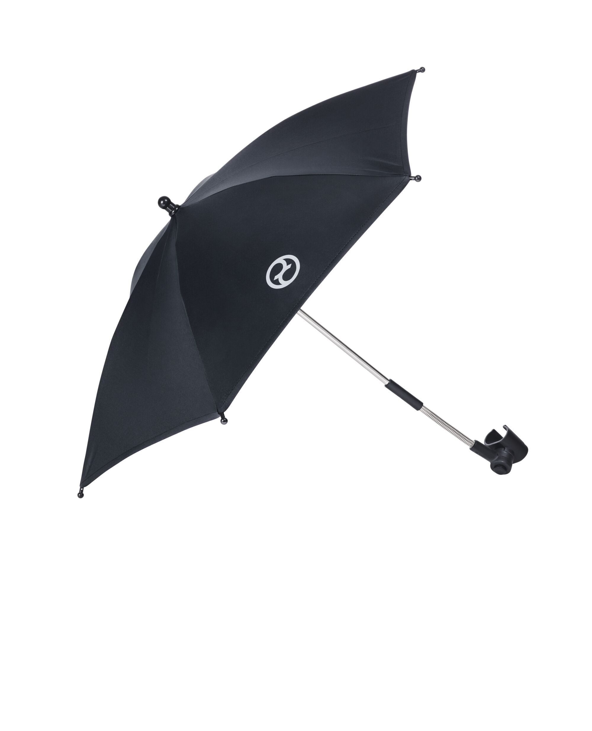 Black Oyster Parasol with Clip to fit Oyster and Oyster Max Pushchairs 
