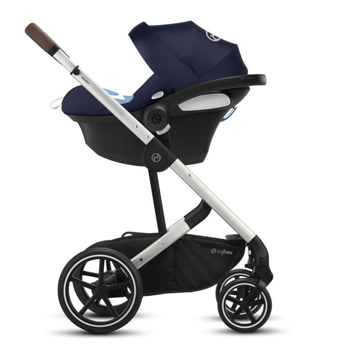 CYBEX Balios S Lux - Navy Blue (telaio Silver) in Navy Blue (Silver Frame) large