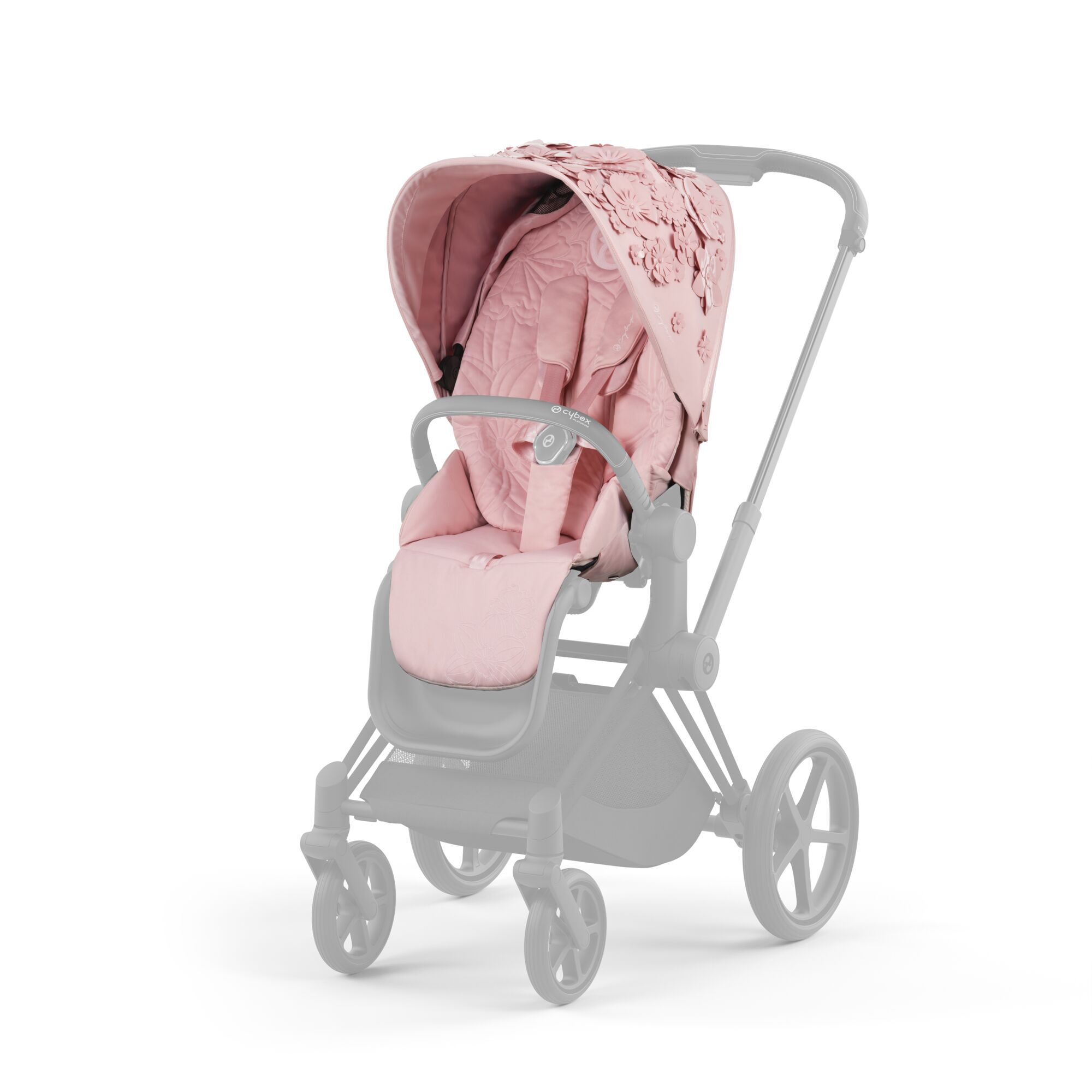 Reversible Seat Liners for Silver Cross Pioneer Pushchairs Pink Designs 