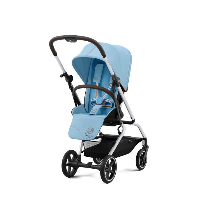 CYBEX Eezy S Twist+2 - Beach Blue in Beach Blue (Silver Frame) large image number 1